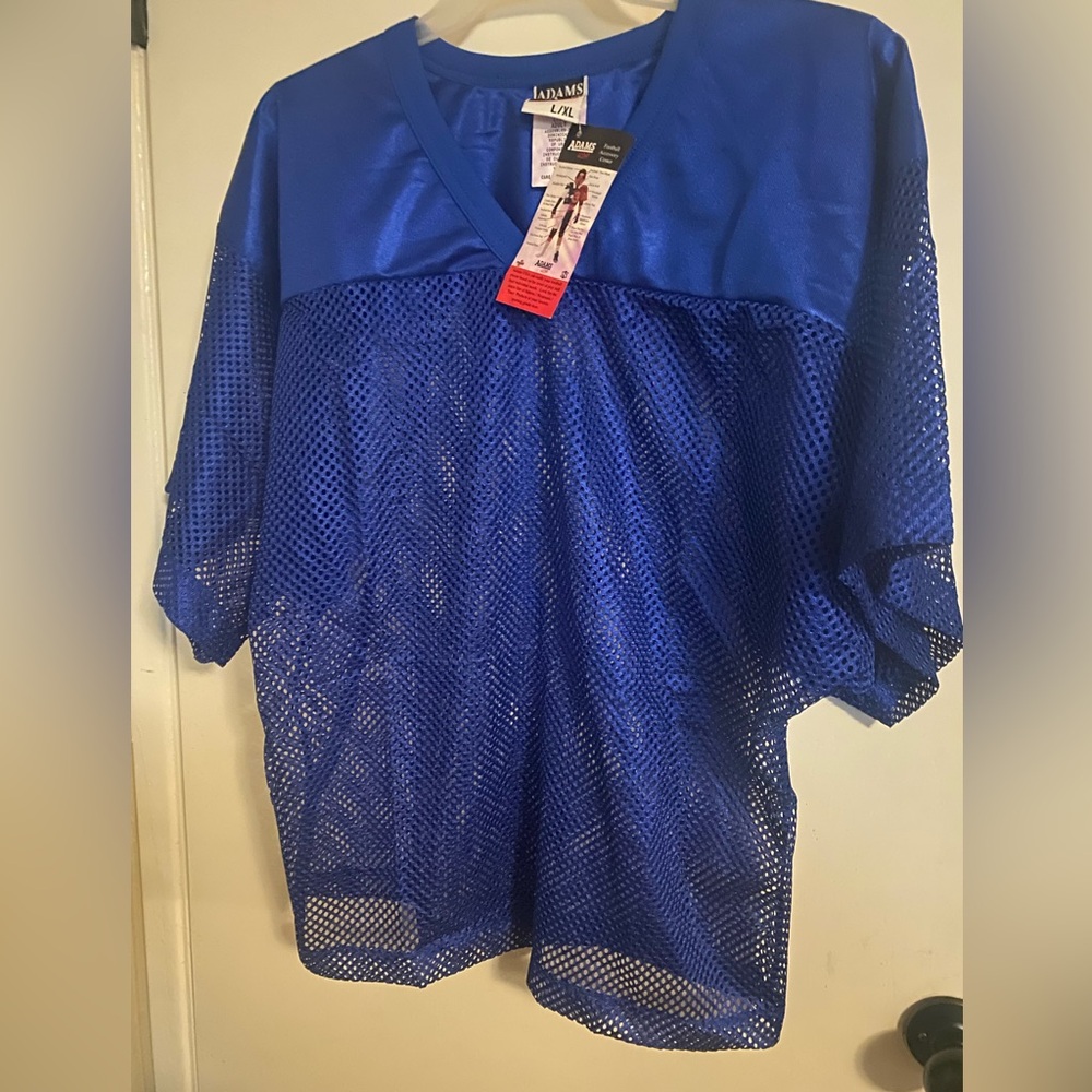 💜Adams Usa adult Porthole Football Jersey Size: L/XL(42-48)